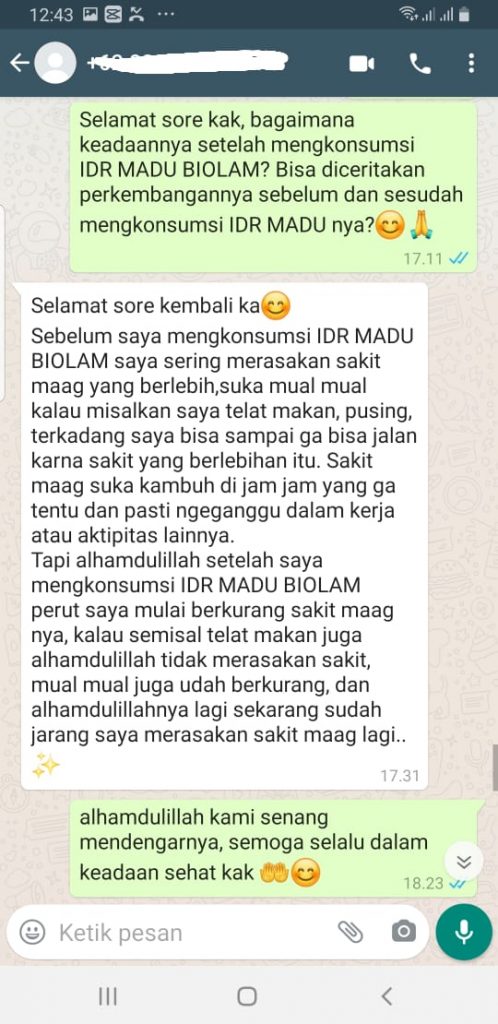 Bukti Testimoni Penyakit