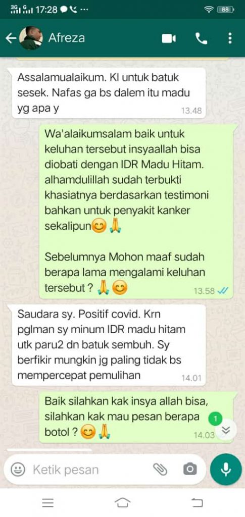 Bukti Testimoni Penyakit