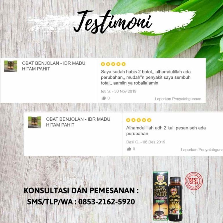 Bukti Testimoni Penyakit